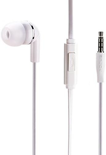 פרמיום אוזניות קוויות שטוחות מונו מונו אוזניות דיבורית מיקרון אוזניות יחיד אוזניות אוזניות אוזנית [3.5 ממ] לבן לאייפון 6S - ASUS Google